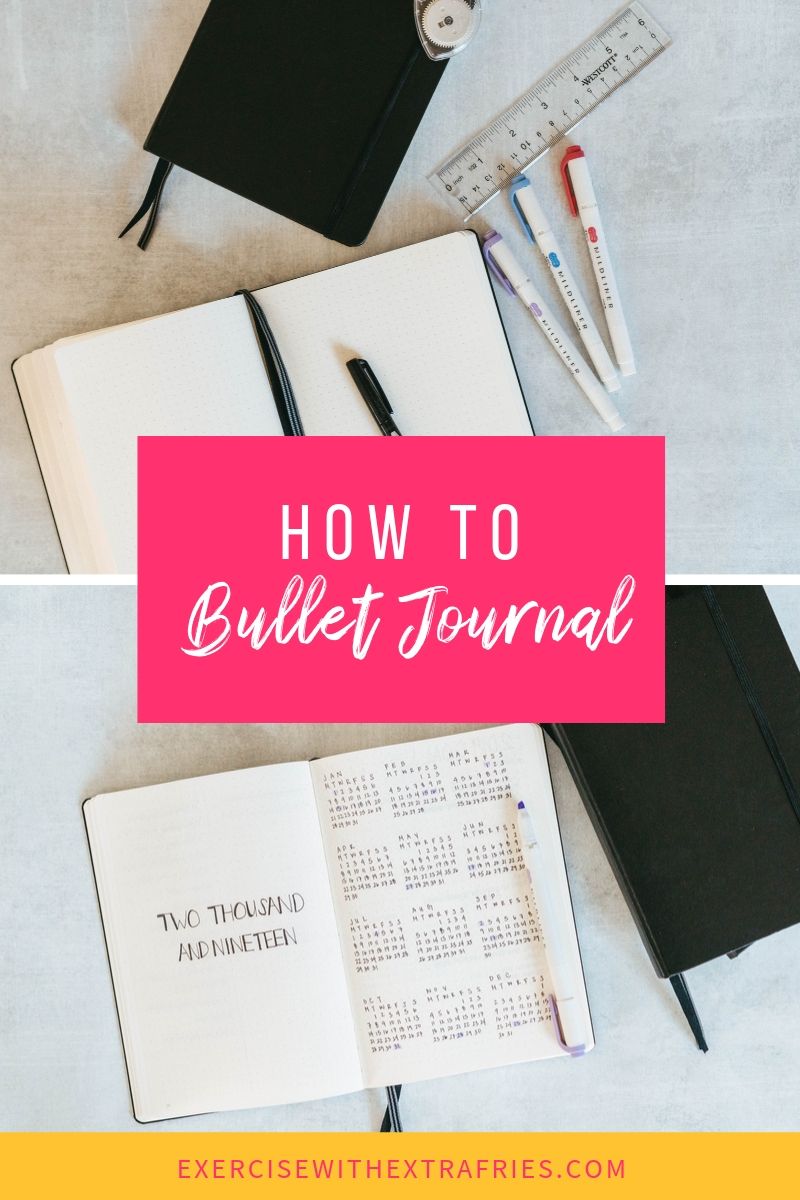 How to Bullet Journal - Exercise With Extra Fries