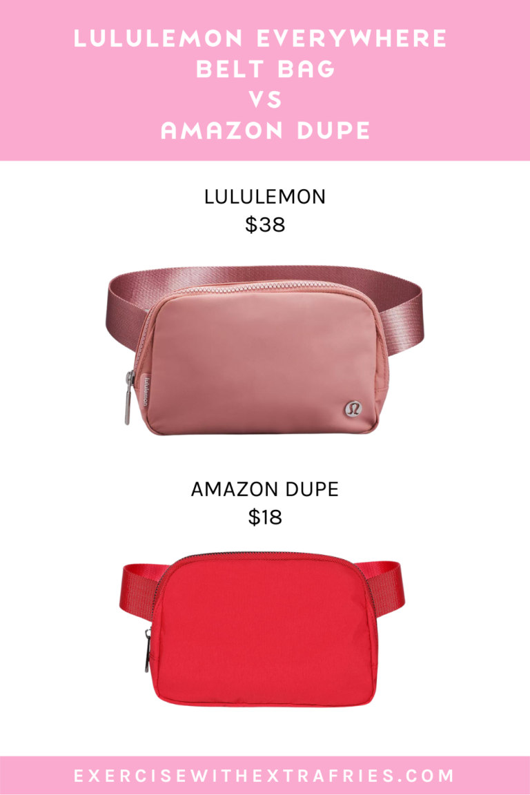 Lululemon Belt Bag Dupe - Exercise With Extra Fries