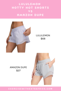 Lululemon Hotty Hot Shorts Dupe - Exercise With Extra Fries