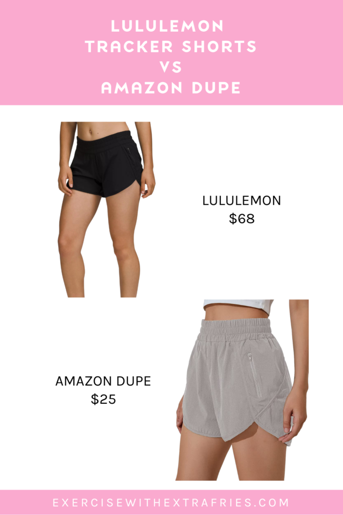 Lululemon Tracker Shorts Dupe - Exercise With Extra Fries